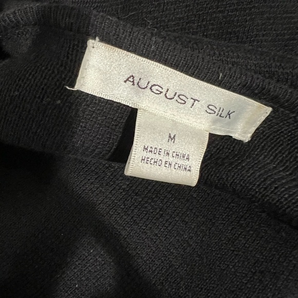 august silk Black Cardigan Sweater - Picture 4 of 4